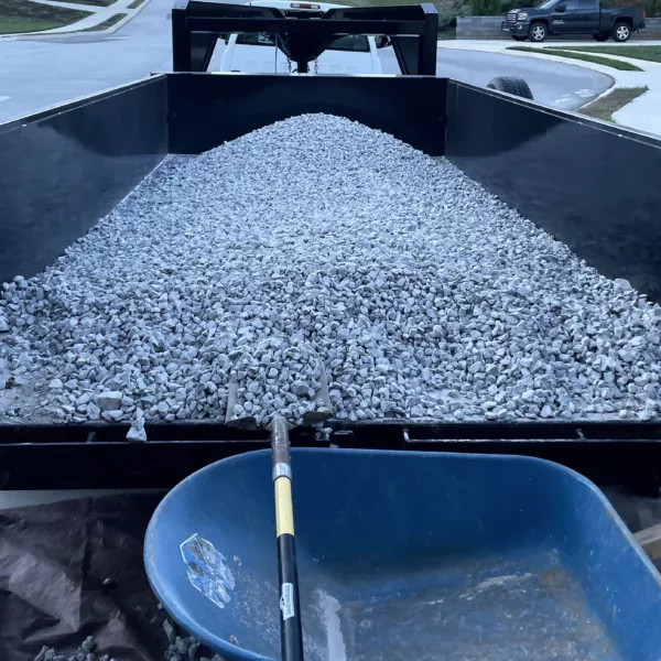 2 tons of #57 gravel