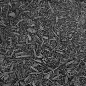black mulch texture close up