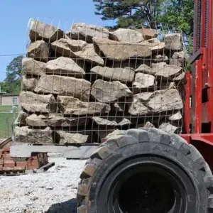 medium_long-stone piled in a wire crate